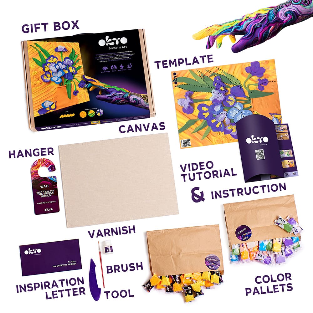 OKTO "Irises" 3D Kreativset