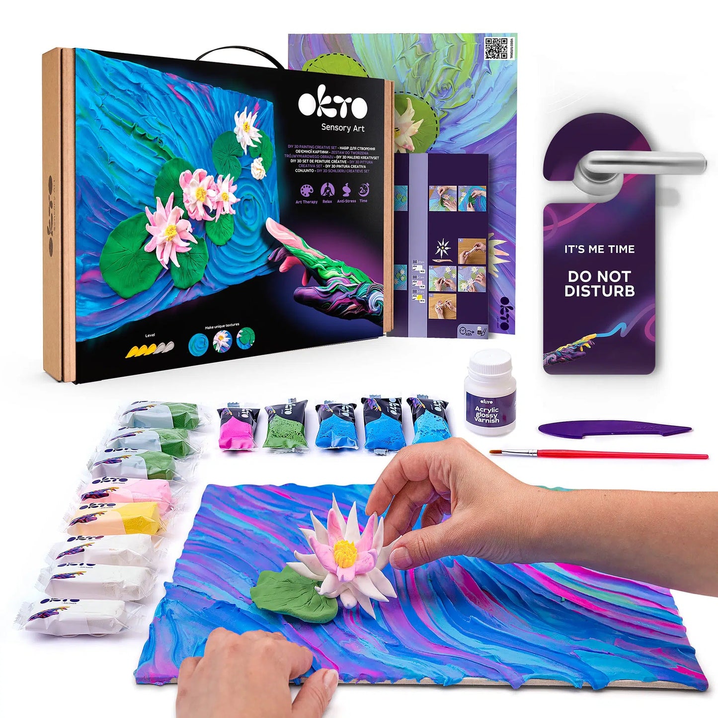 OKTO "Seerosen" 3D Kreativset