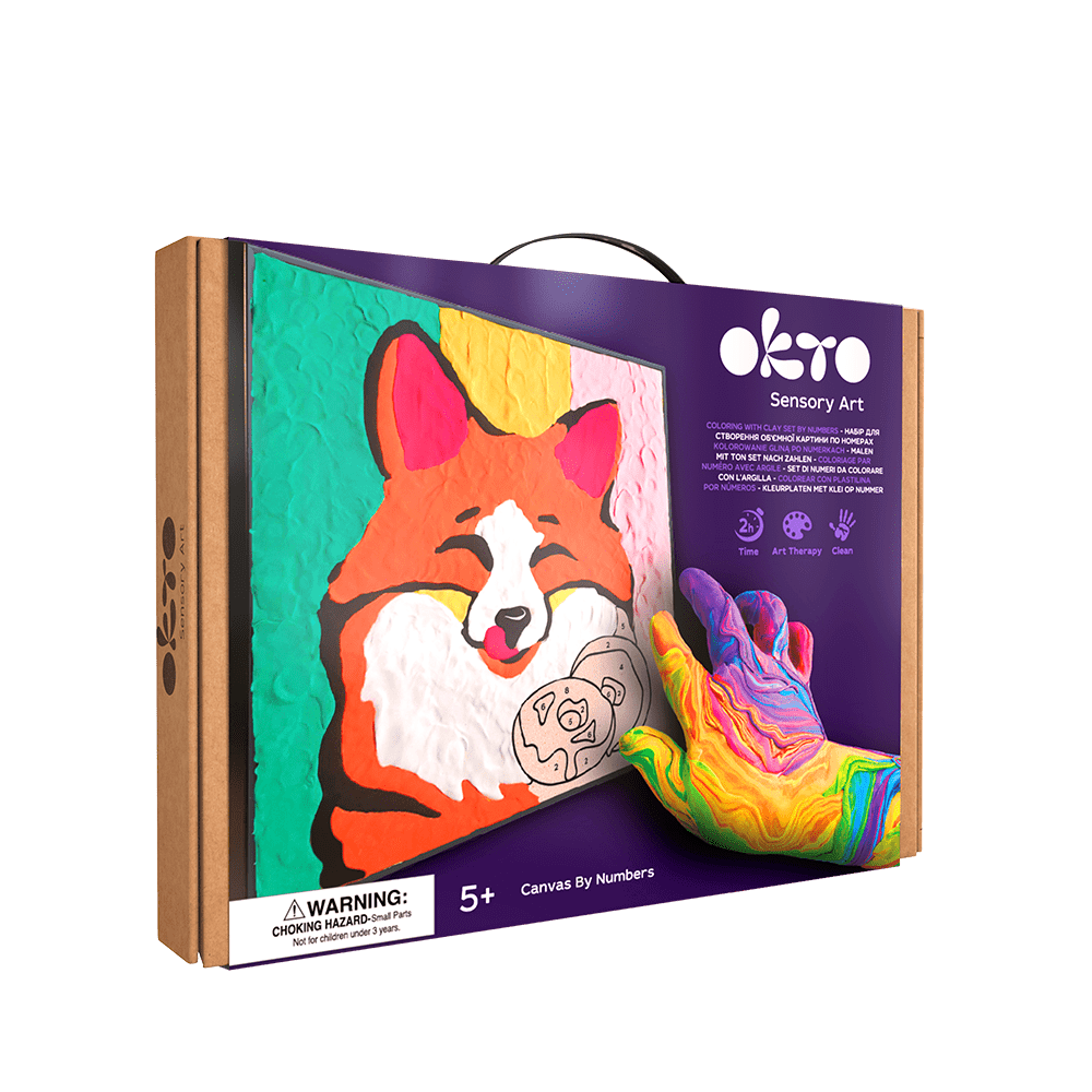 OKTO - Malen nach Zahlen "FOX" Kreativset