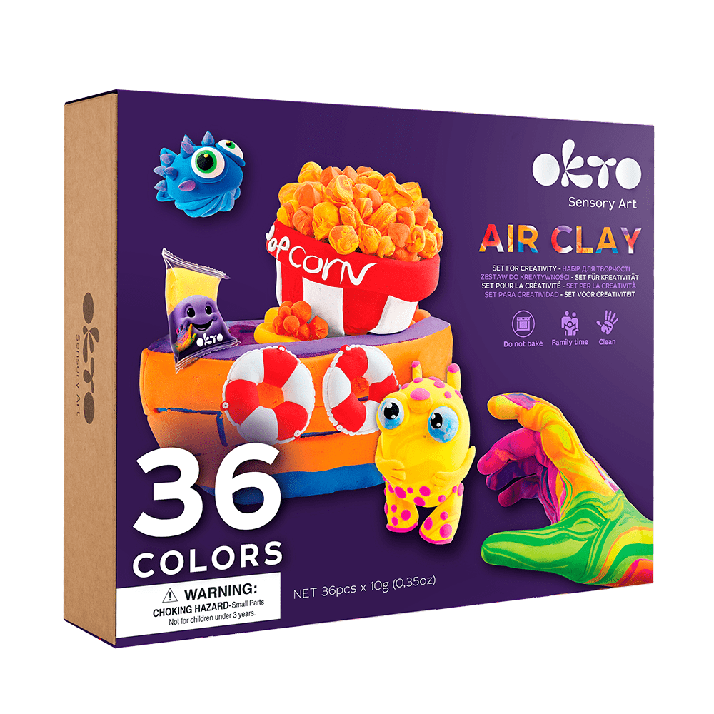 OKTO Air Clay 36 Farben Set