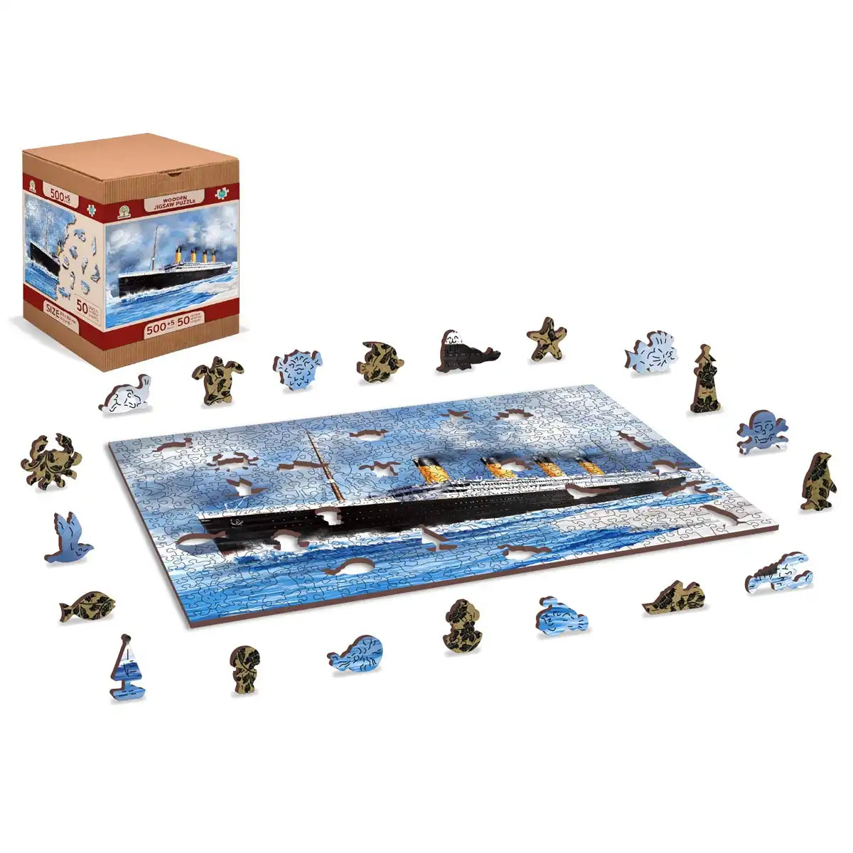 Holzpuzzle Titanic 500 Teile