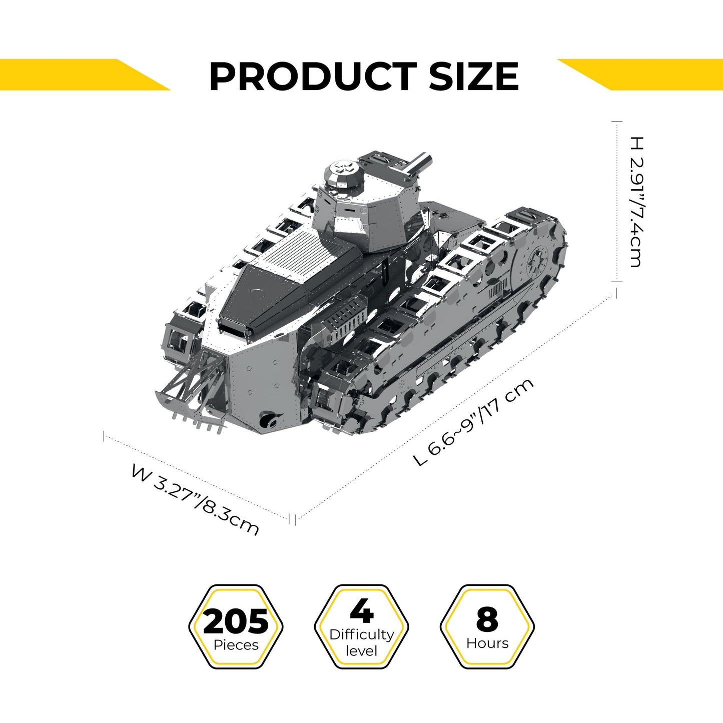 NIMBLE FIGHTER RENAULT FT-17 TANK