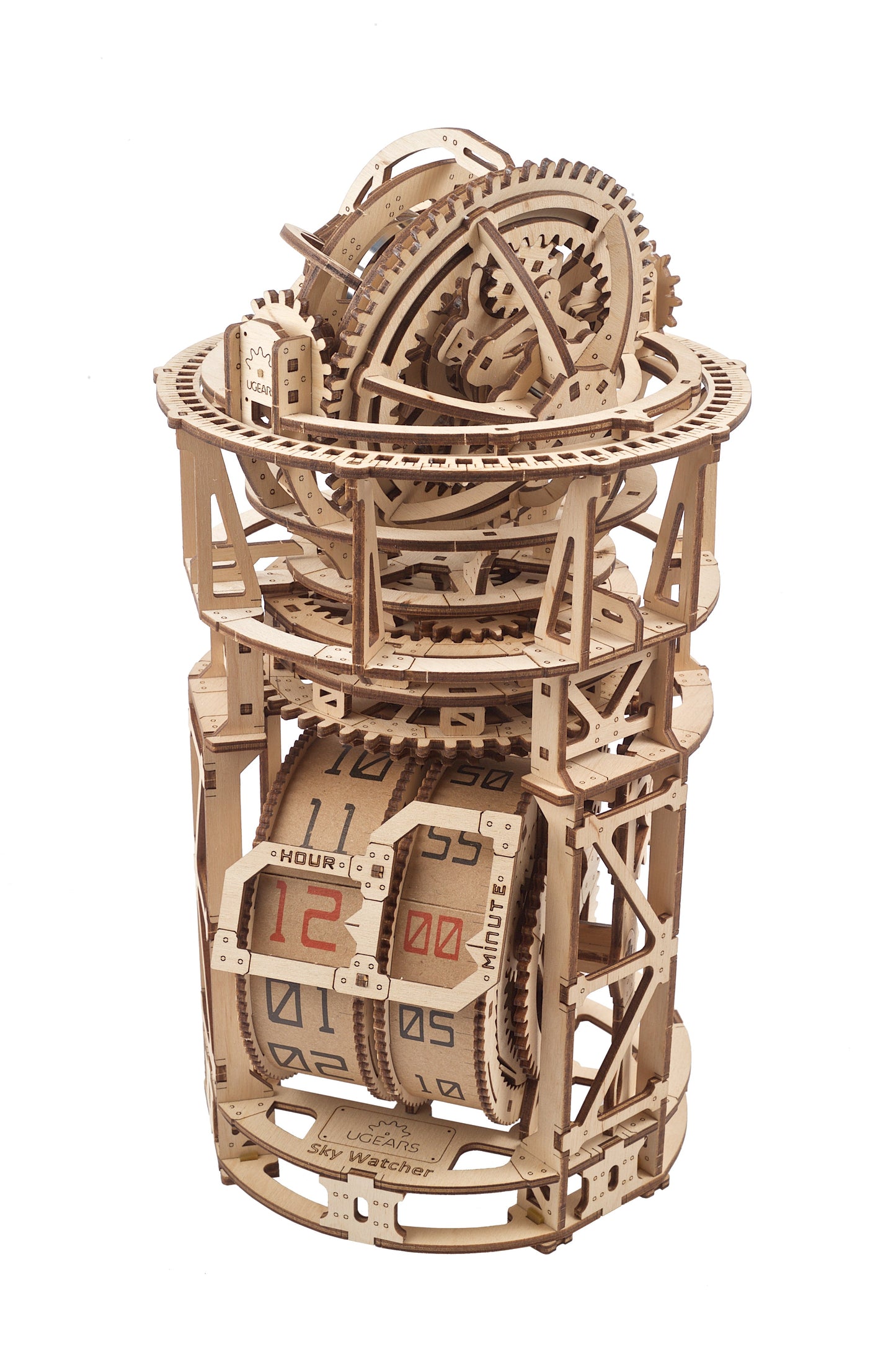 Tourbillon table clock stargazer