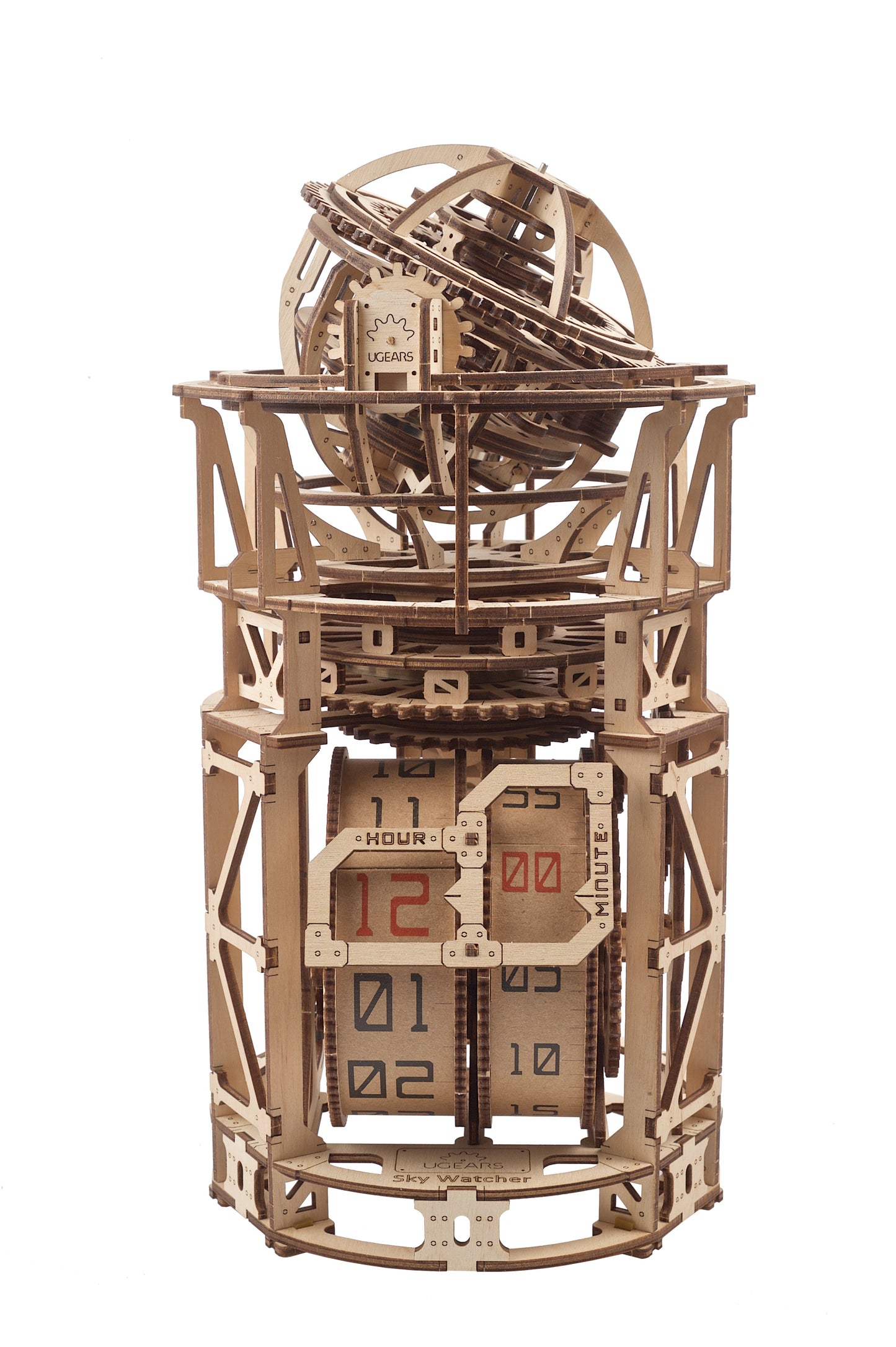 Tourbillon table clock stargazer