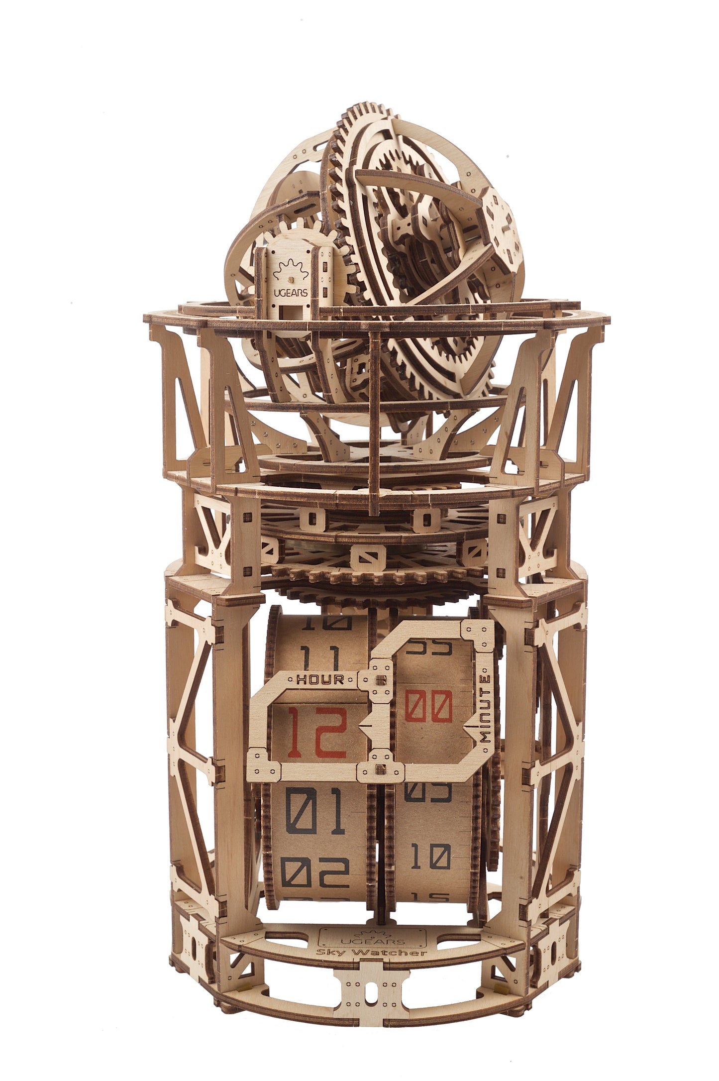 Tourbillon table clock stargazer