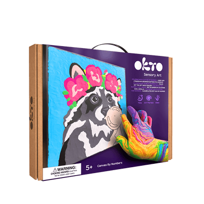 OKTO - Malen nach Zahlen "RACCOON" Kreativset