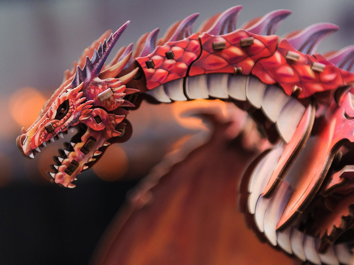 Feuersturm Drache – Detailaufnahme