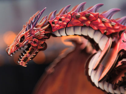 Feuersturm Drache – Detailaufnahme