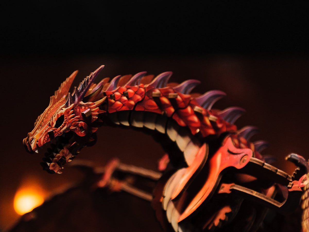 Feuersturm Drache – Detailaufnahme