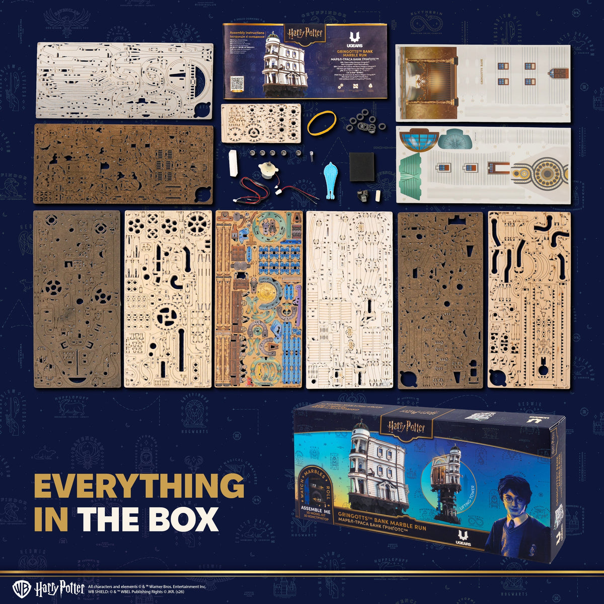 Gringotts™ Bank Murmelbahn – Inhalt der Box