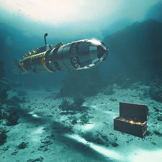 ELUSIVE NAUTILUS SUBMARINE